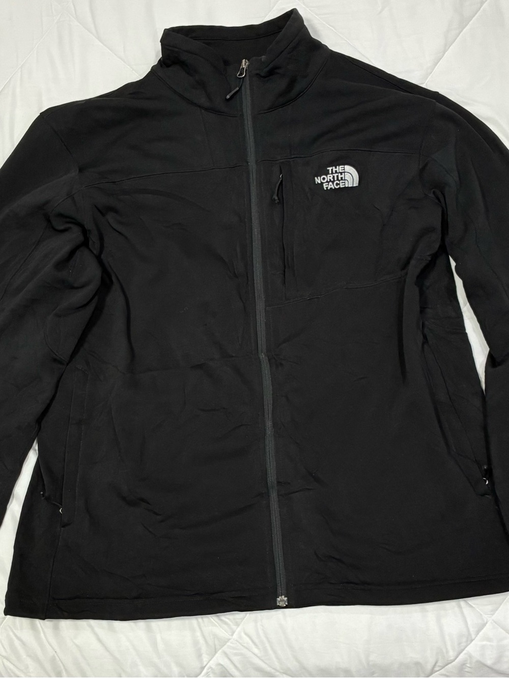 The North Face Black Lightweight Zip-Front Jacket
